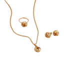 Set di gioielli da donna per occasioni speciali Collana e orecchini Accessorio di moda per matrimoni Regalo romantico ed elegante 2