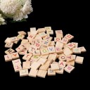 Set di lettere colorate per scrabble 100 pz 5