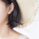 Set di orecchini a bottone da donna 3