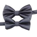 Set di papillon per genitori e bambini Papillon eleganti per uomo e bambino Set per eventi sociali Accessori coordinati per famiglie Cravatte alla moda 6