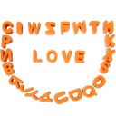 Set di perline acriliche 20 mm lettere A–Z con foro di 6 mm 26 pezzi Perline grandi per la creazione di gioielli Bracciali collane decorazioni creative 10