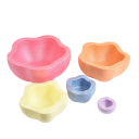 Set di pietre di equilibrio in schiuma EPP per bambini Giocattolo sensoriale per la motricità Strumento di equilibrio per l'allenamento Gioco sportivo all'aperto per la coordinazione 4