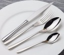 Set di posate in acciaio inossidabile 24 pezzi Posate e cucchiaini con superficie lucida e manici arrotondati Regalo per neosposi e per una nuova 8