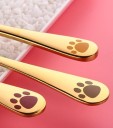 Set di posate per bambini con zampina - 3 pezzi 3
