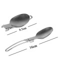 Set di posate pieghevoli in acciaio inossidabile - 3 pz 8