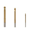 Set di punte HSS coniche e fresatrici 6 pz 2