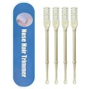 Set di rifinitori manuali per peli nel naso con sistema di rasoio doppio in plastica per uomini e donne cura igienica 3