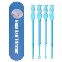 Set di rifinitori manuali per peli nel naso con sistema di rasoio doppio in plastica per uomini e donne cura igienica 4