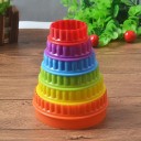 Set di stampini rotondi in plastica - 6 pz 2