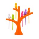 Set di stecchini con supporto uccellini 7 pz 8