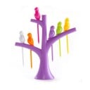 Set di stecchini con supporto uccellini 7 pz 1