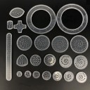Set di stencil geometrici 22 pz 2