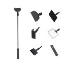 Set di strumenti per la pulizia dell'acquario 5 in 1 50 cm Raschietto Rete Spugna Spazzola Manutenzione acquario Accessori per acquario pulito e sano 1