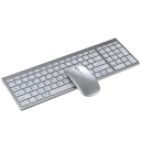 Set di tastiera e mouse Bluetooth wireless ricaricabile 2.4G USB per notebook Funzionamento silenzioso Set portatile Tastiera con touchpad 3