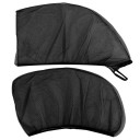Set di tendine parasole per auto 4 pezzi protezione UV Rete contro gli insetti Pellicola riflettente per sedan SUV Finestrini anteriori e posteriori 1