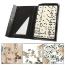 Set domino într-o cutie portabilă 9 x 15 cm Joc de domino de călătorie pentru copii și adulți Joc de petrecere tradițional Ambalaj practic 1
