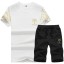 Set elegant pentru bărbați - tricou și pantaloni scurți J2289 10