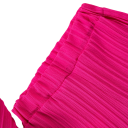 Set estivo per ragazze con canotta a spalline sottili e pantaloni corti arricciati con scollatura a O Completino leggero e comodo 3