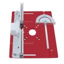 Set for Milling Table 240 x 200 x 5 mm Insert Plate with Guide and Protractor Lifter for Milling Machine 8
