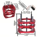 Set für Frästisch 240 x 200 x 5 mm Einlegeplatte mit Führung und Winkelmesser Hebezeug für Fräse 7