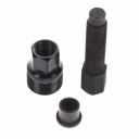 Set gereedschap voor het demonteren van cranks en trapas van de fiets Stalen cranktrekker met adapter voor verschillende soorten assen 2