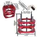 Σετ για τραπέζι φρεζαρίσματος 240 x 200 x 5 mm Εισαγωγική πλάκα με οδηγό και γωνιόμετρο Ανυψωτικό για φρεζα 7