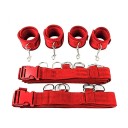 Set handboeien en banden voor BDSM-spel, bedfixatie, verstelbare maat, discrete verpakking voor comfort en privacy 8