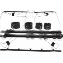 Set handboeien en banden voor BDSM-spel, bedfixatie, verstelbare maat, discrete verpakking voor comfort en privacy 2