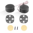 Set Hochtonlautsprecher für Autos 500 W 12 V Koaxial Hochtonlautsprecher mit integrierter Frequenzweiche und einfacher Montage 9