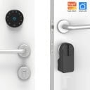 Set încuietoare inteligentă + tastatură wireless Bluetooth 136 x 62 x 47 mm și 80 x 80 x 25 mm Tuya Smart Life pentru securizarea ușilor 3