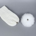 Set invernale da donna con berretto e sciarpa 2