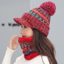 Set invernale da donna con cappello e scaldacollo 5