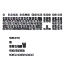 Set keycaps stripfiguur stijl verlicht 136 toetsen PBT zij- en bovenbedrukking voor mechanisch toetsenbord uiterlijk aanpassen 3
