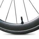 Set luchtventielen voor fiets CYCLAMI 2 stuks Met dop en moer Lengte 45 mm Gewicht 5,2 g Aluminiumlegering Zwart Voor mountainbikes 2