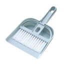 Set mătură și făraș pliabil 12 x 18 cm Instrument de curățare compact Făraș mic cu perie Kit de călătorie pentru mizerii mici 4