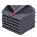 Set med 2 färgglada bomullshanddukar 30x30 cm Våffeltyg Absorberande mjuka trasor för disk och rengöring i köket 6