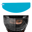Set med 2 hjälmfilmer 25x9 cm transparent film mot regn och dimma motorcykelsäkerhetsklistermärken långvarigt skydd unisex 4
