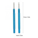Set med 2 klockvisare borttagningsverktyg 9,2x0,6 cm aluminiumkropp, dubbel gaffel i varje ände 3