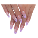 Set med 24 konstgjorda nagelklistermärken 2