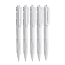 Set med 5 gelpennor 0,5 mm snabbtorkande svart bläck, slät utskrift, kulspetspenna, skol- och kontorsmaterial, brevpapper, 15 x 3 x 1,5 cm 2