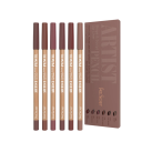 Set med 6 konturpenna för läppar 16,4 x 5,5 cm Professionell makeup Kosmetisk smink Fina linjer Långvarig effekt 3