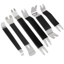 Set med 6 metallverktyg för att ta bort bilklädsel Metallbrytjärn 6,7-24 cm Demontering av instrumentbräda och bilradiopaneler 1