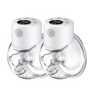 Set med bärbara bröstpumpar kompaktdesign 27 mm silikon transparent utförande för vardaglig amning 1