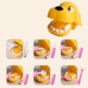 Set médical rose 73 pièces Mallette de docteur pour enfants avec stéthoscope, poupée, berceau, chien dentiste et instruments médicaux 3