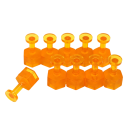 Set mit 10 Stück PDR-Werkzeugen Größe M Aufsätze Durchmesser 9 mm Dellenentfernung ohne Lackierung Karosseriearbeiten an Fahrzeugen 1