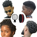 Set mit 2 Stück Haar-Schwamm und Netzbürste Afro-Kamm für lockiges Haar Styling-Tool für Männer und Frauen Professionelles Friseurwerkzeug 4