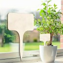 Set mit 20 Pflanzenschildern aus Bambus, 10 cm, T-Form, umweltfreundlich, wasserdicht, Namensschilder für Blumen und Setzlinge 8