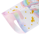 Set mit 25 Kunststofftaschen 16,5×25 cm mit Einhornmotiv für Kindergeburtstage, Geschenke, Süßigkeiten und Partydekoration für Mädchenfeiern 6