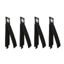 Set mit 4 Stück Riemen mit Metallring 25 cm robuste Halterungen für Kabel, Schläuche und Werkzeuge verstellbarer Organizer für Werkstatt und Garage 1