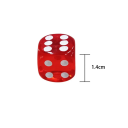 Set mit 50 farbigen sechseckigen Würfeln 14 mm. Mehrfarbige Spielwürfel für Brettspiele. Lernspielzeug für Schulen und Kindergärten. 3